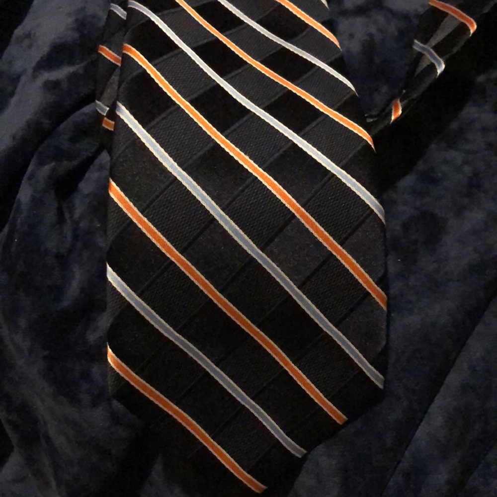 Striped men’s formal necktie by Izod